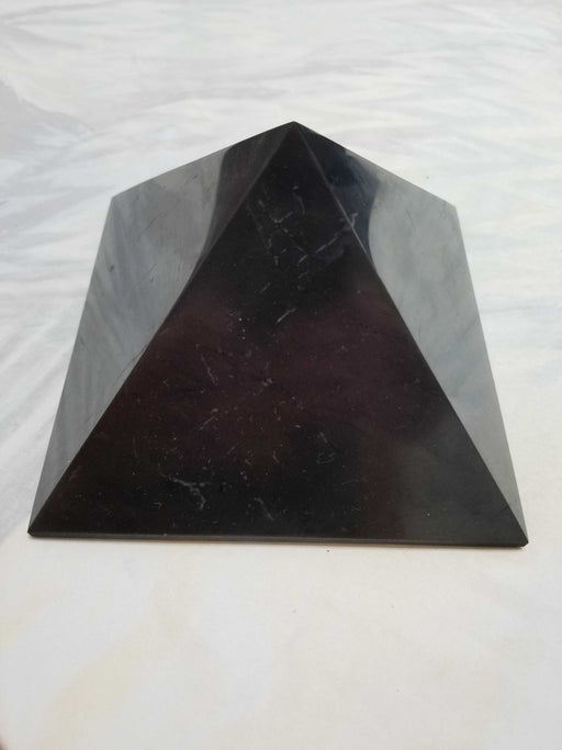 Shungite - Pyramid stone for energy transmutation and EMF protection.