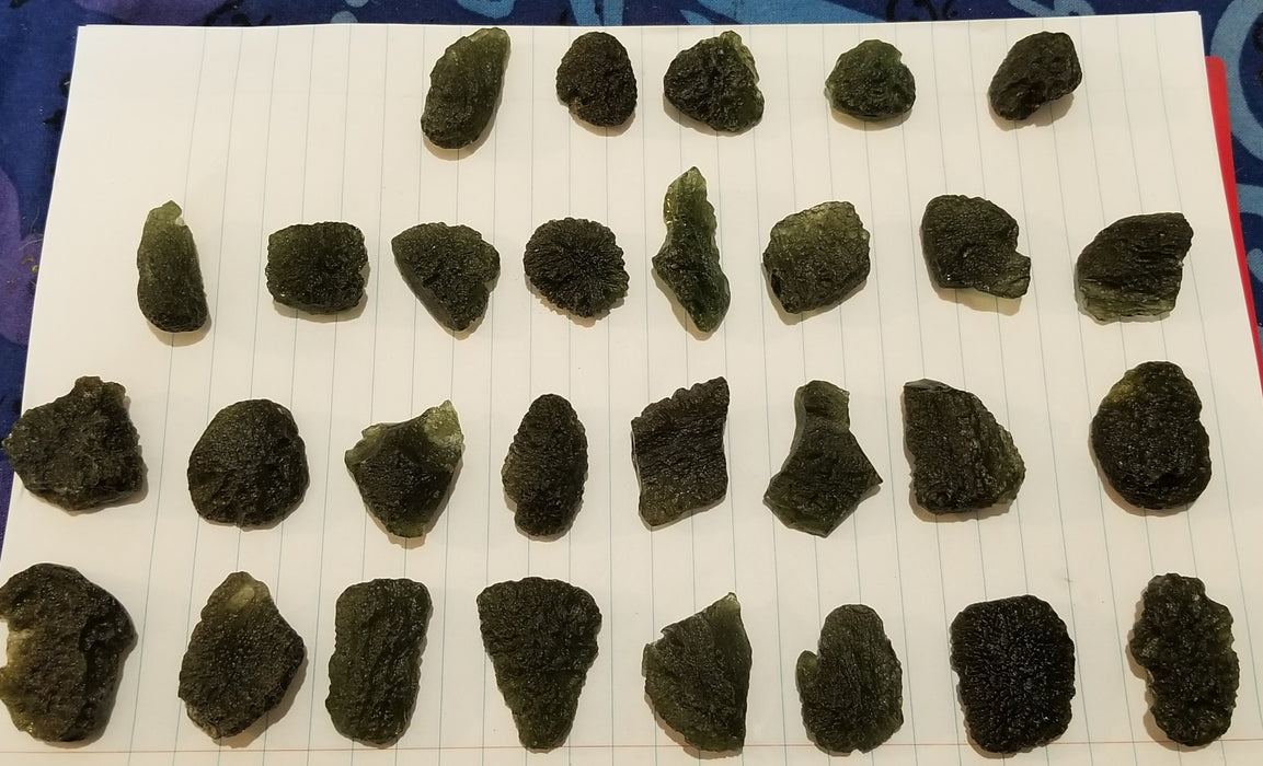 Natural Moldavite Tektite Crystal - Rare Collectible