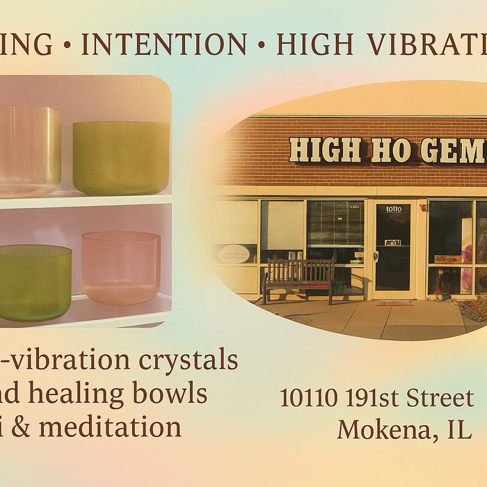 High Ho Gems advertising card