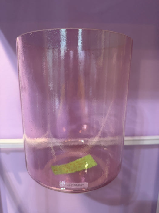 Crystal Tones® Singing Bowl 7" A0 Pink Aura Gold Bowl - Resonant Healing Sound