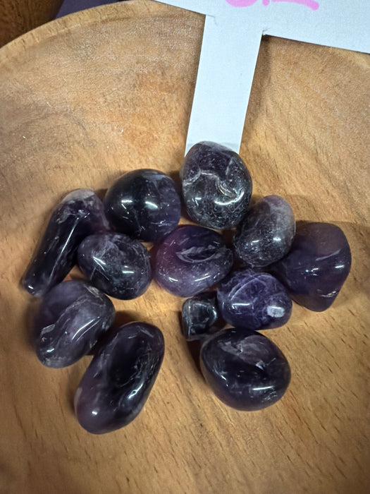 Amethyst Tumbled Stone – Calm, Clarity & Spiritual Protection