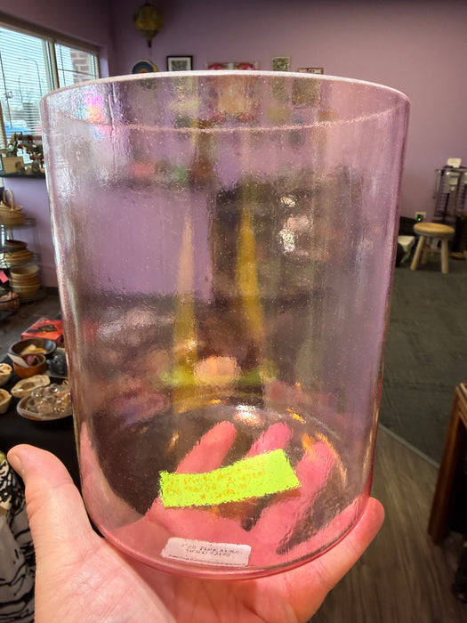 Crystal Tones® Singing Bowl 7" A0 Pink Aura Gold Bowl - Resonant Healing Sound