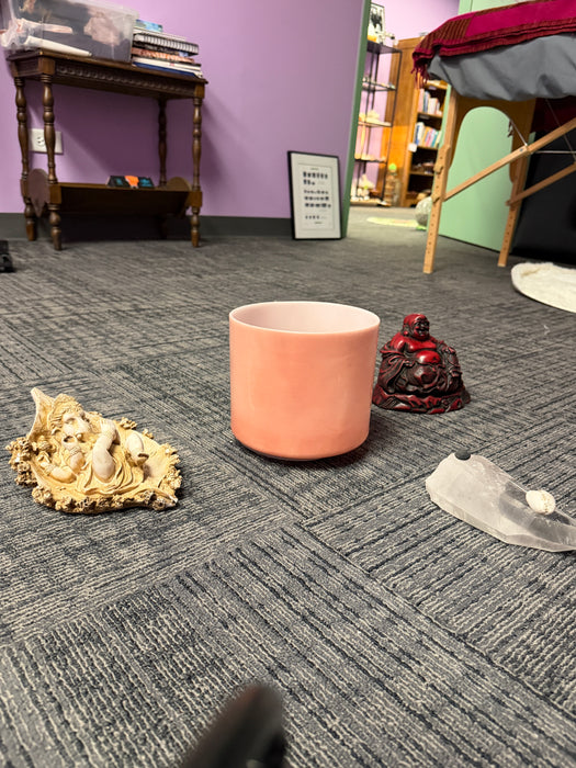 Crystal Tones® Singing Bowl Rose Quartz 7” G+20