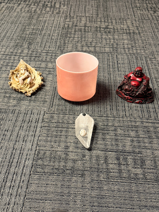 Crystal Tones® Singing Bowl Rose Quartz 7” G+20