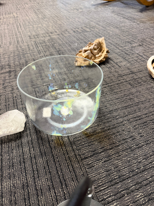 Crystal Tones® Singing Bowl 9" E-5 Citrine Kyanite - Sacred Sound Therapy Tool