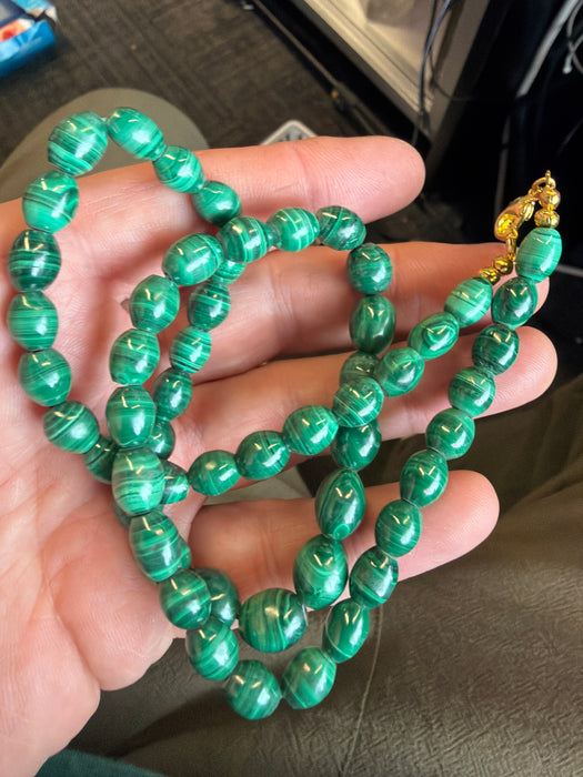 Malachite Necklaces from the DRC