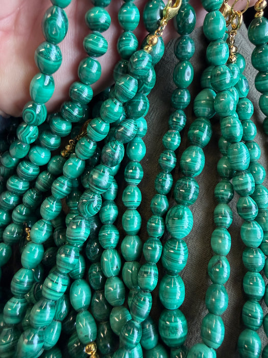 Malachite Necklaces from the DRC