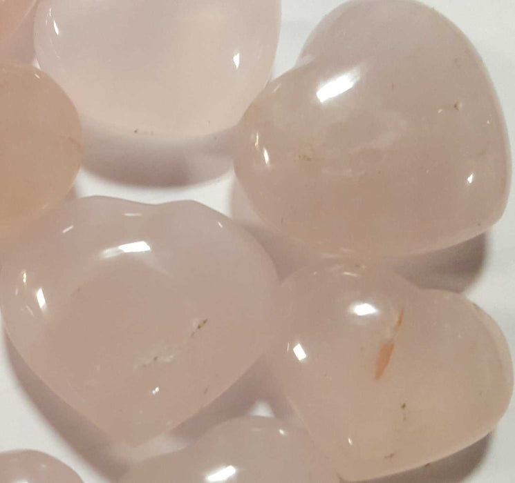 Hearts - Rose Quartz  -- sold out | High Ho Gems and Crystals