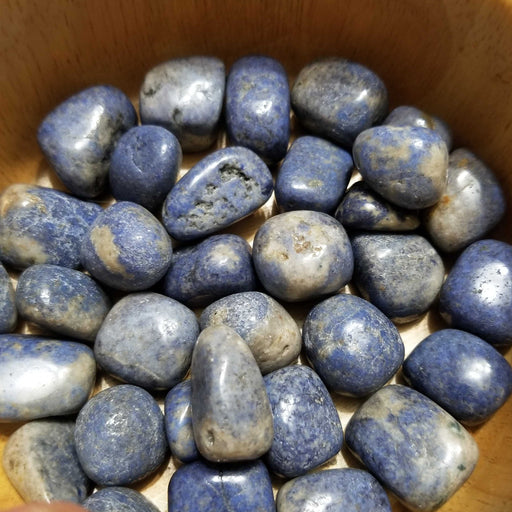 Tumbled stones - Blue Dumortierite Quartz | High Ho Gems and Crystals