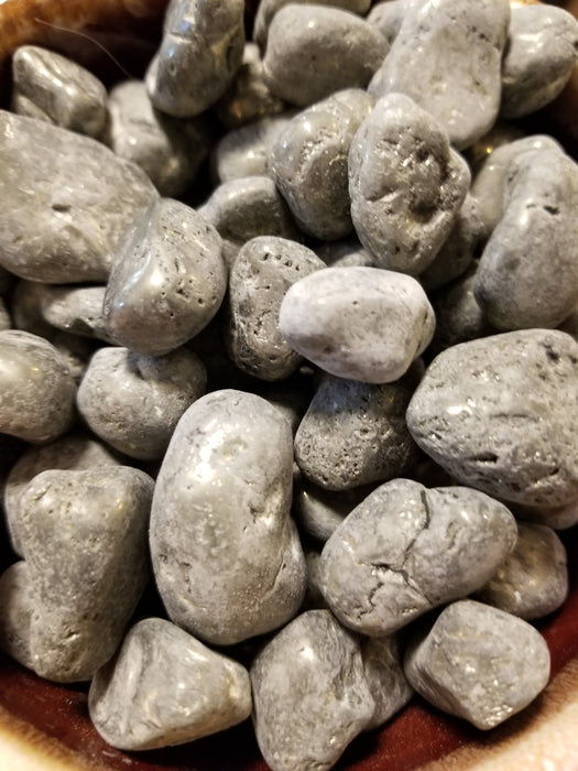 Tumbled stones - pyrite