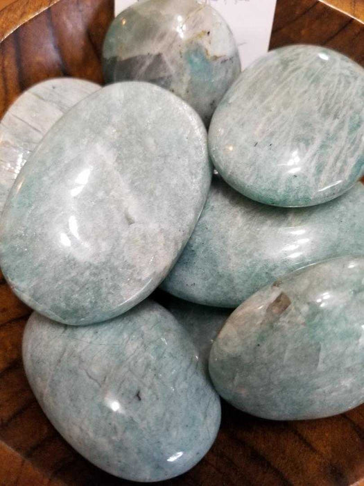 Palm Stones - Amazonite - special order | High Ho Gems and Crystals