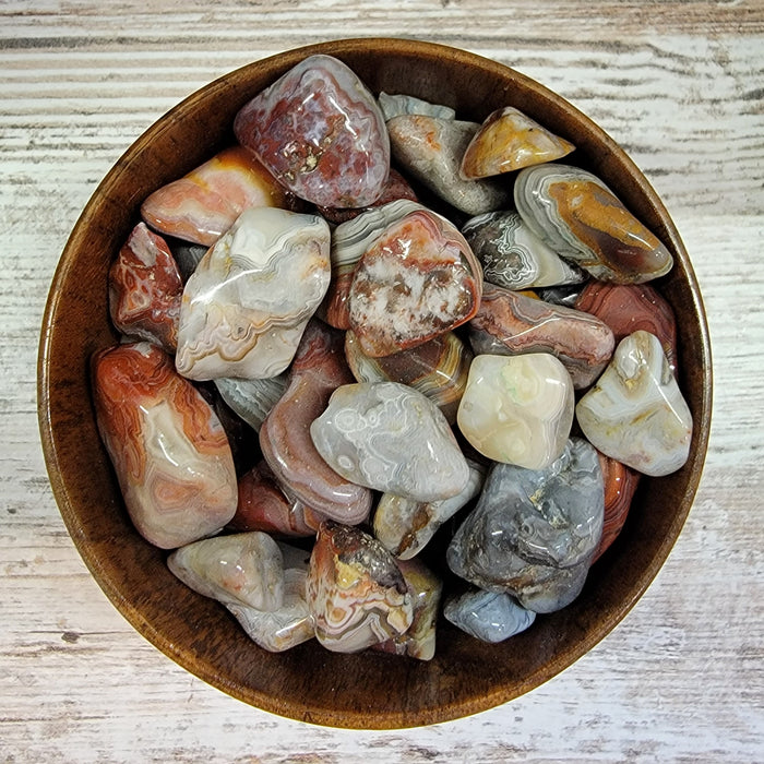 Tumbled stones - Crazy Lace Agate