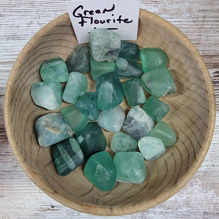 Tumbled stones - Fluorite Green (india)
