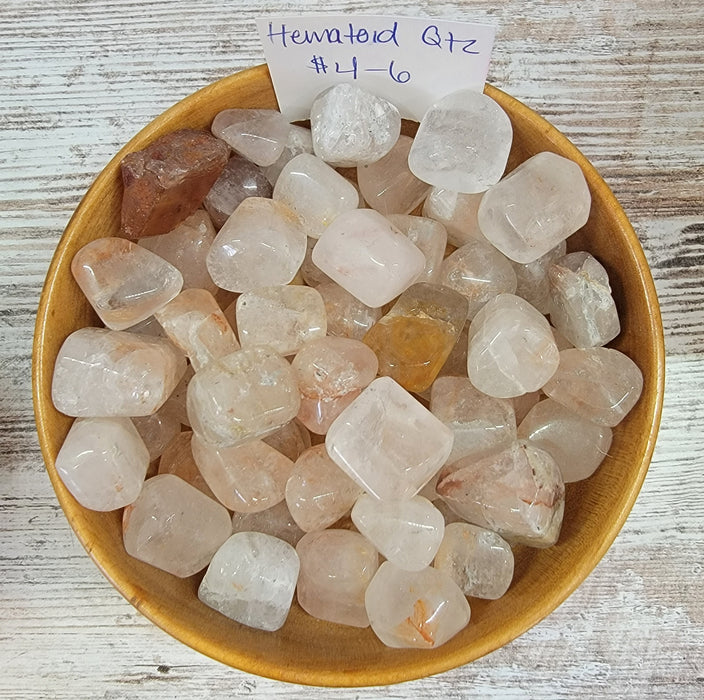 Tumbled stones - Hematoid Quartz