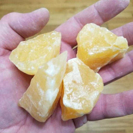 Raw Stones - Orange Calcite | High Ho Gems and Crystals