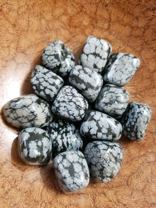 Tumbled stones - Snowflake Obsidian | High Ho Gems and Crystals