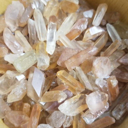 Raw Stones - Tangerine Quartz Crystals Points | High Ho Gems and Crystals