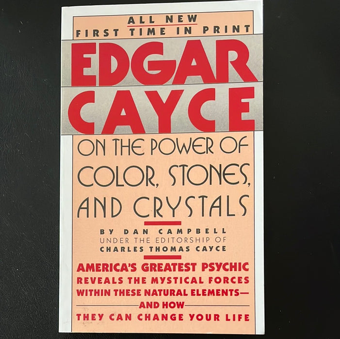 Edgar Cayce on the power of color, stones and crystals