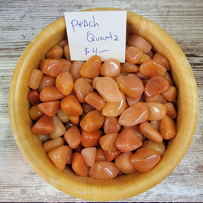 Tumbled stones - Peach Quartz